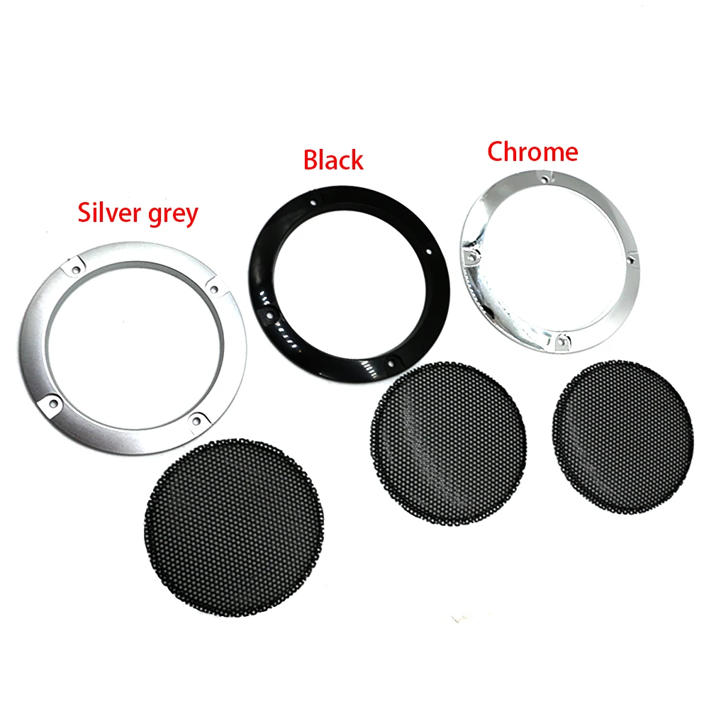 3 بوصة 9.5 سنتيمتر شبكة المتكلم غطاء شبكي شبكة مستديرة كروم أسود لتقوم بها بنفسك الصوت والفيديو ممر ألعاب خزانة أجزاء الكرة والدبابيس آلة بيع #4