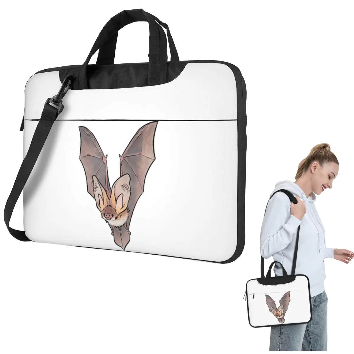 

Серая длинноухая сумка через плечо для ноутбука, сумка для компьютера 13, 14, 15,6-дюймовая сумка для ноутбука Lenovo