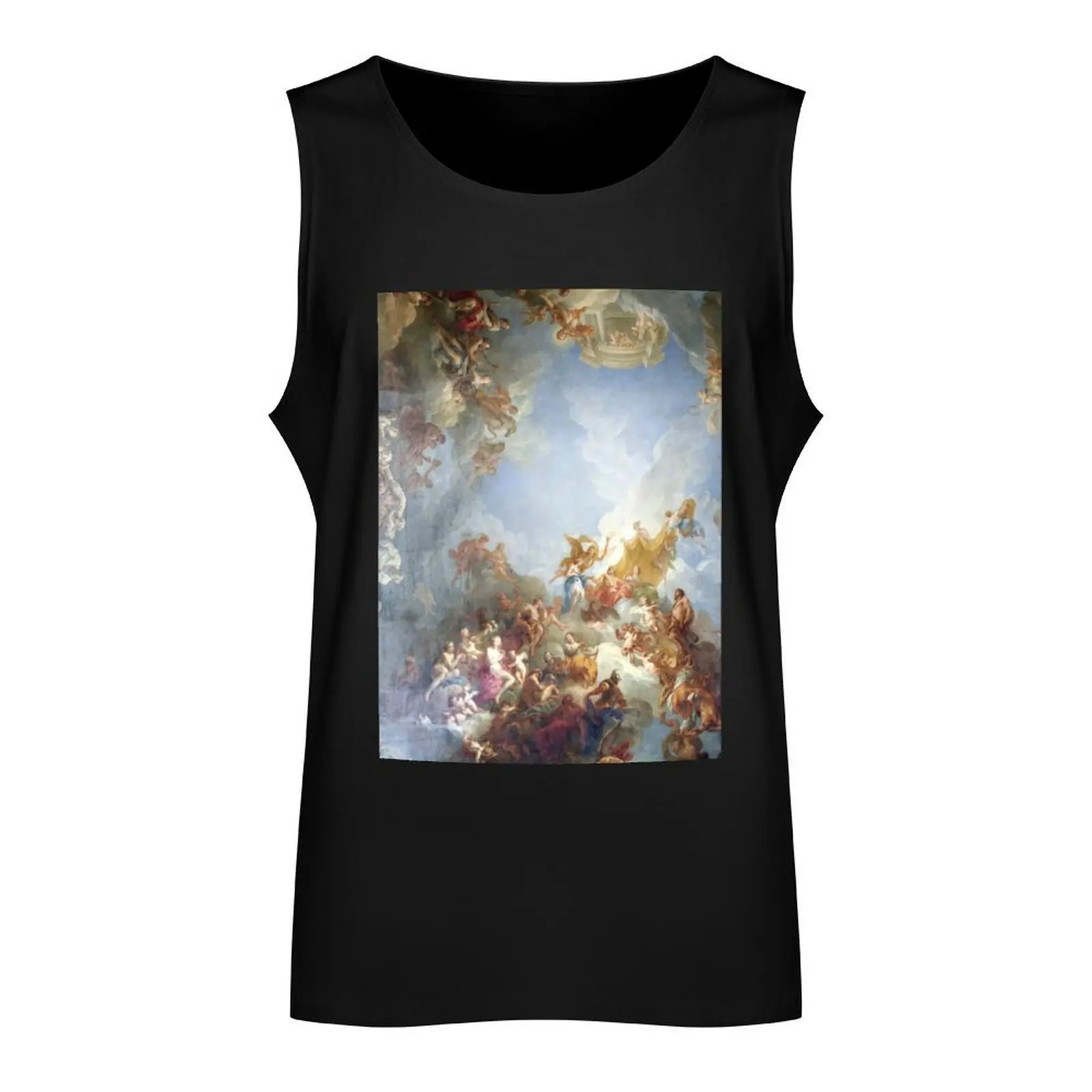 Ceiling at Versaille Renaissance Painting Tank Top Men's tops new in tops & t-shirt t shirts Fitness men clothing