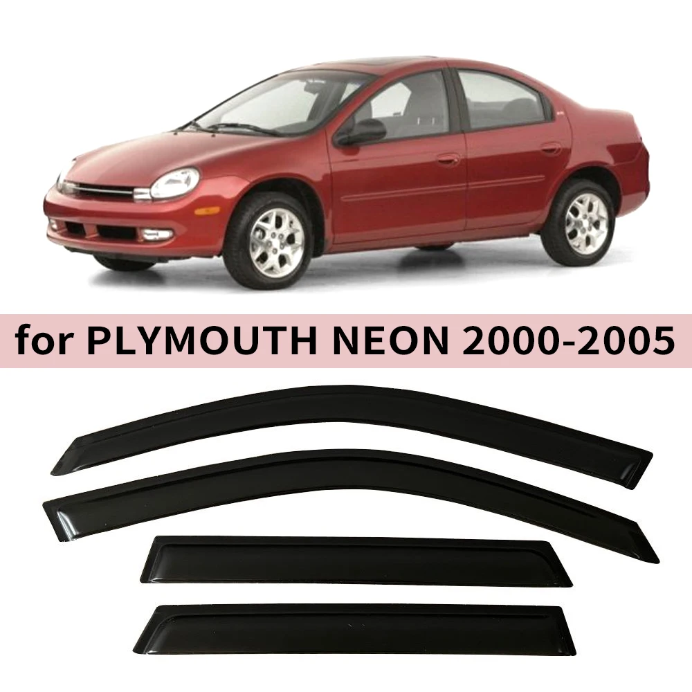 

Оконный козырек для PLYMOUTH NEON 2000 2001 2002 2003 2004 2005, ветровые дефлекторы, защита от дождя, дверной козырек, вентиляционные шторы, вентиляционный козырек