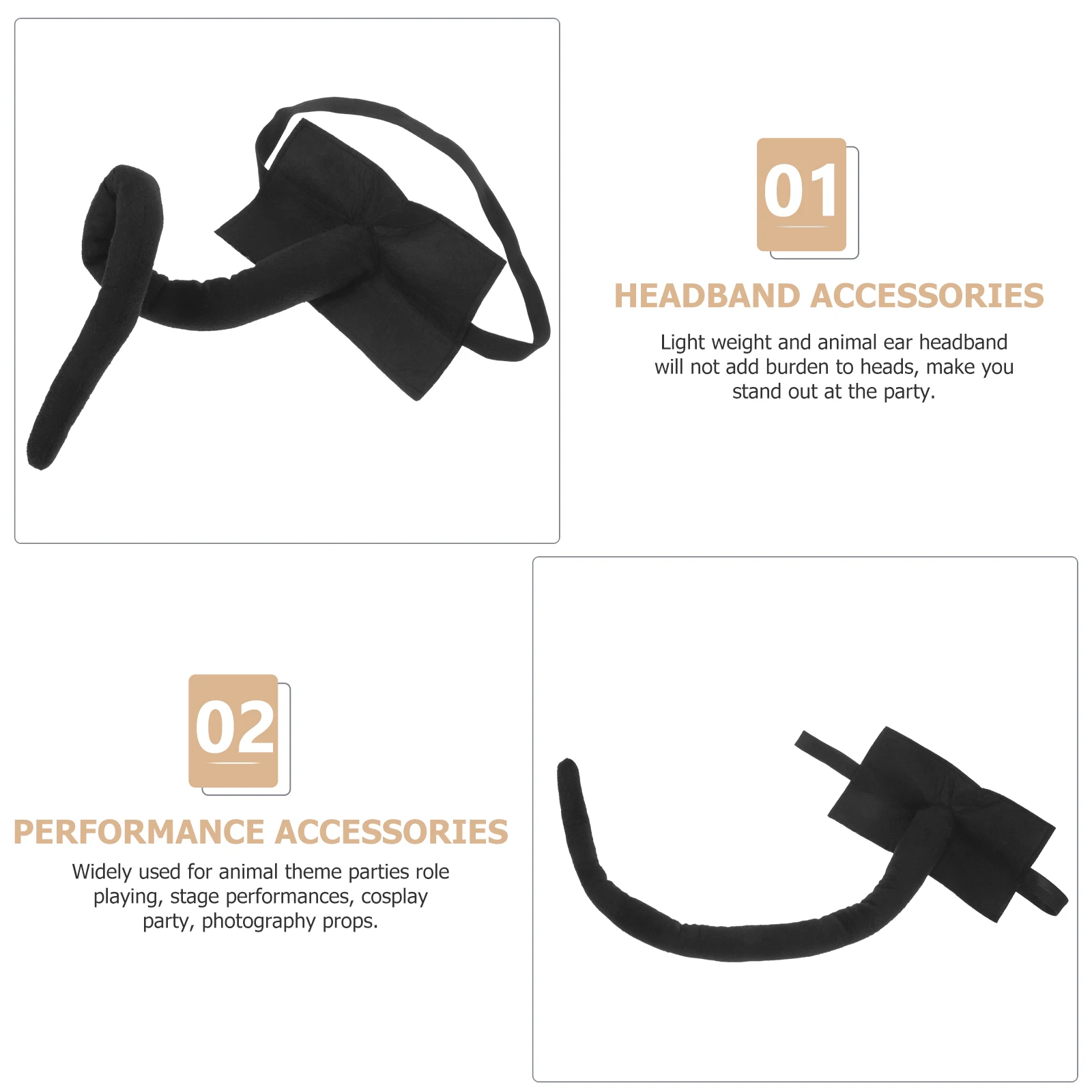 

Черные кошачьи уши, повязка на голову, тканевые аксессуары для косплея, реквизит для выступлений на Хэллоуин, хвост в комплекте, костюм кошки