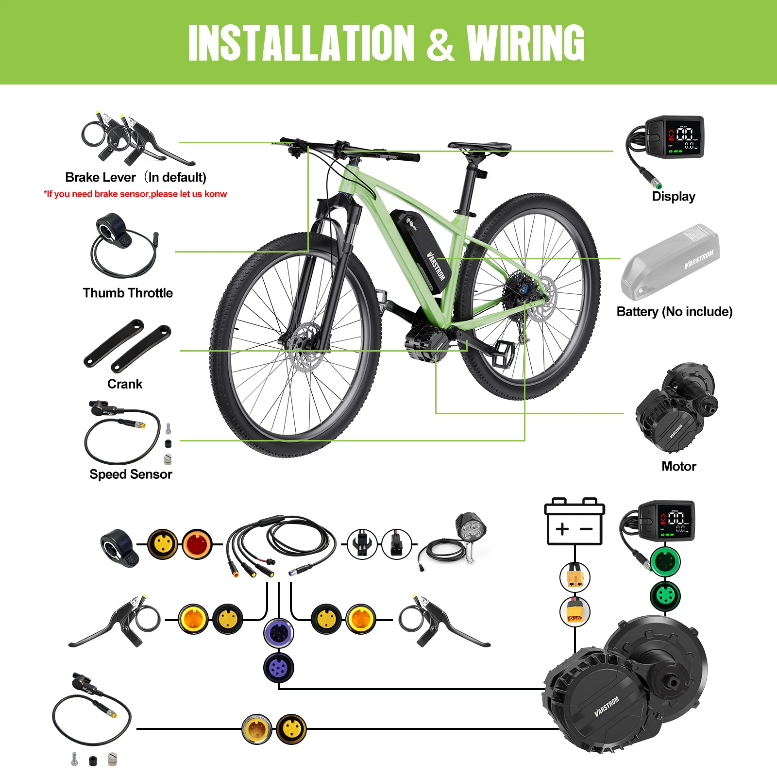 [توصيل خلال 1-7 أيام] طقم محرك - مراجعة Torque Sensor Mid Drive Motor Kit وسعره