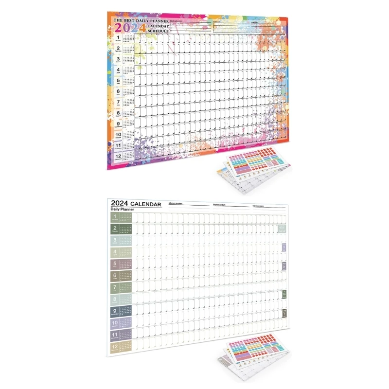 Foglio Planner annuale 2024 Memo Pad To Do List Agenda Schedule Check