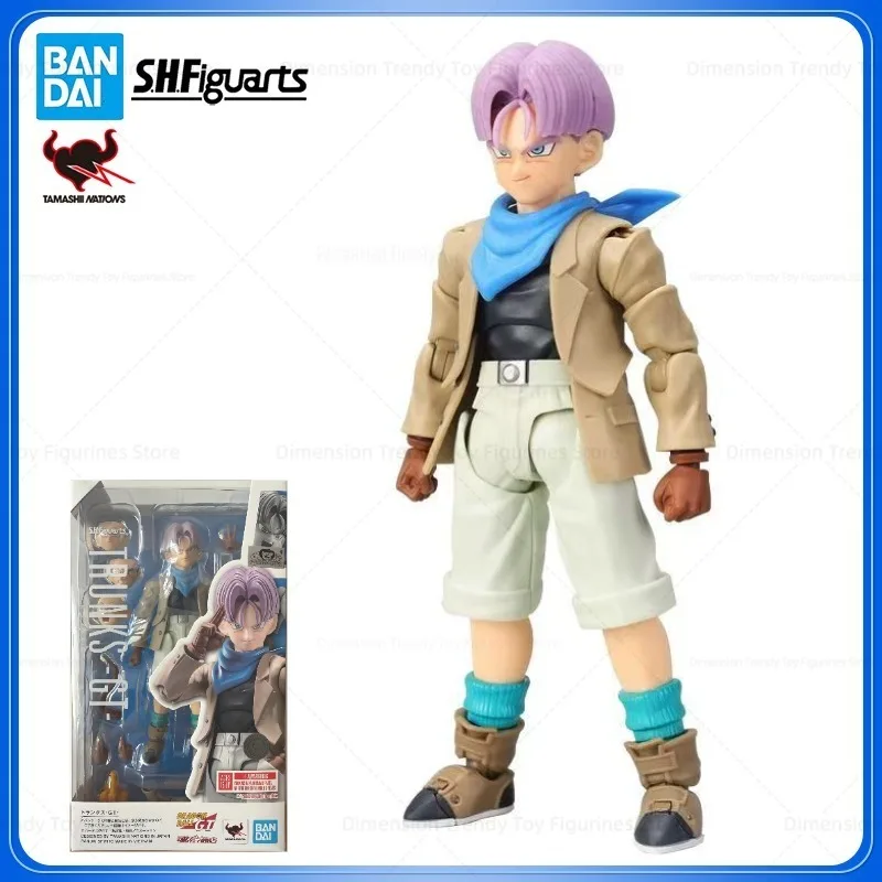 En Stock Bandai SHF Anime Dragon Ball TRUNKS GT figura de acción articulaciones modelo móvil juguetes ornamento regalo niños niño DT