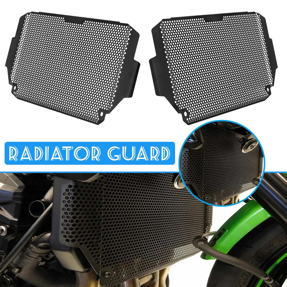 

Motorcycle For Kawasaki Z900 2017 2018 2019 Radiator Grill Cover Motorbike Engine Protector Cover Radiator Cooling Protector