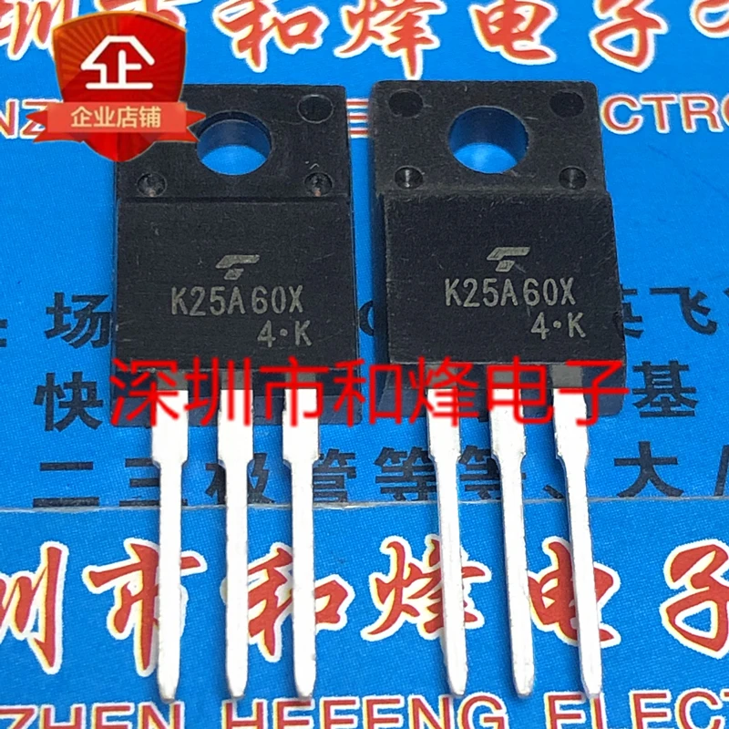 5PCS-10PCS K25A60X TK25A60X  TO-220F 600V 25A  New And Original On Stock