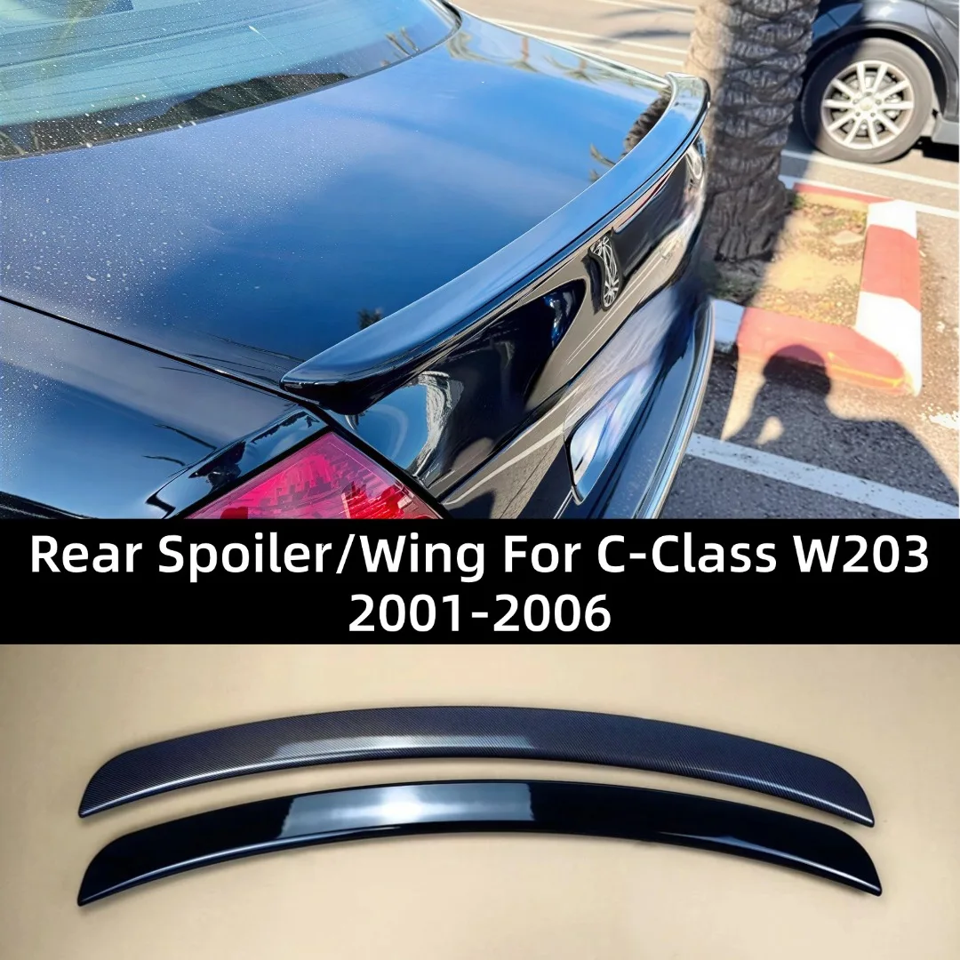 Heckspoiler Flügel Luftleitblech Dekoration für Mercedes Benz C-Klasse W203 C180 C200 2001-06 Styling Zubehör