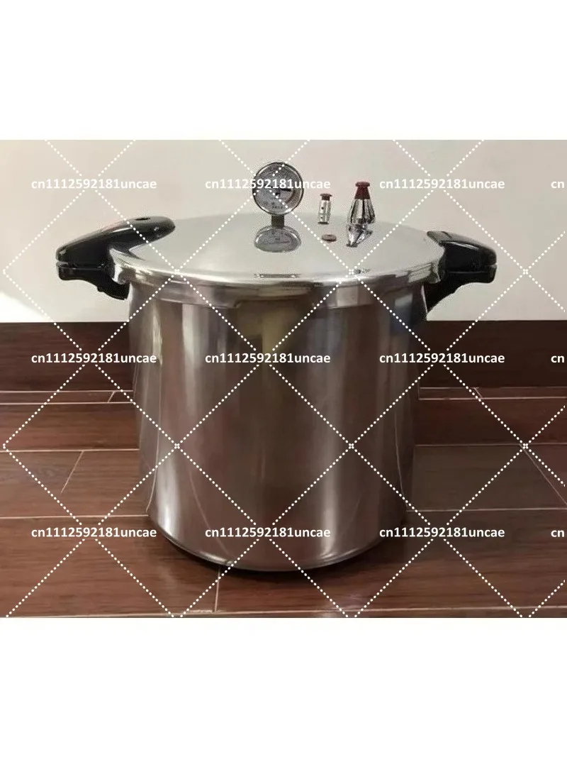 Commercial Large Capacity Pressure Cooker with Pressure Gauge, 15L 22L Heightened Thickened Design