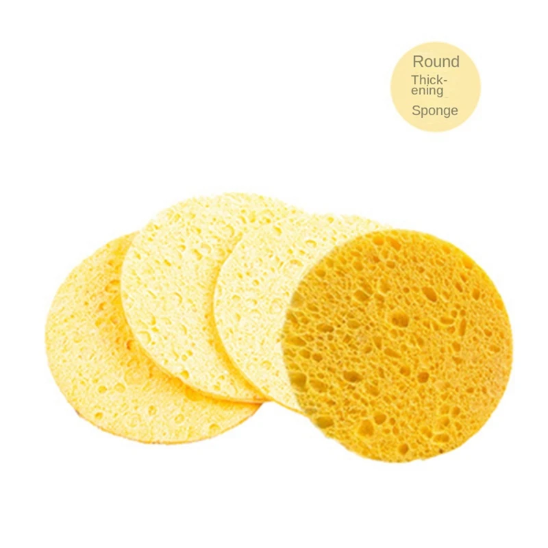 ABJI-Soldering Iron Tip High Temperature Resistants Sponge Yellow Cleaning Sponge Cleaning Sponge