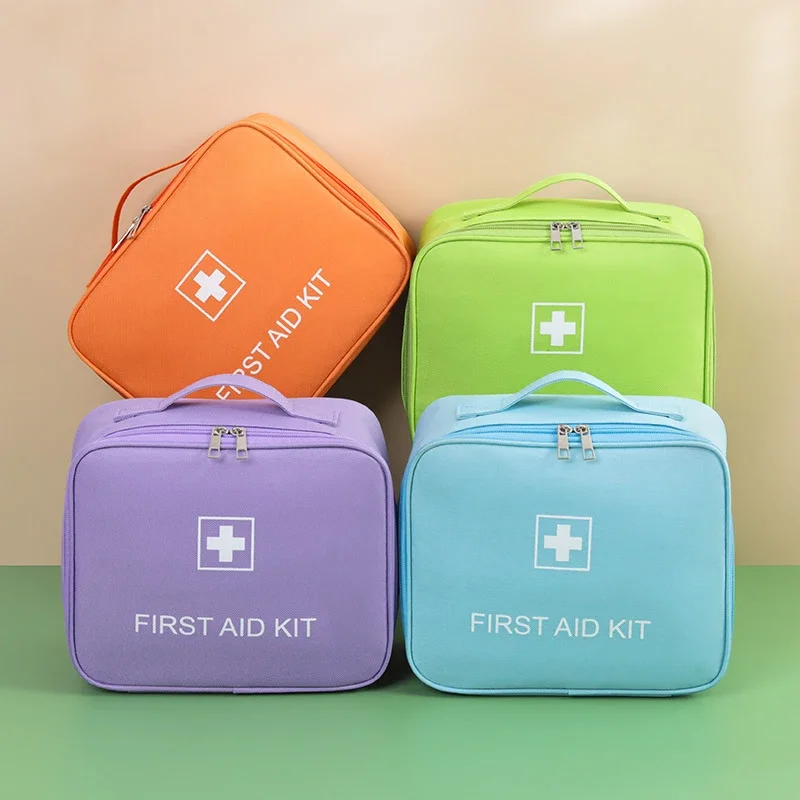 luluhut Empty Travel First Aid Bag Outdoor Emergency Survival Bag Household Medical Bag Portable Pill Organizer