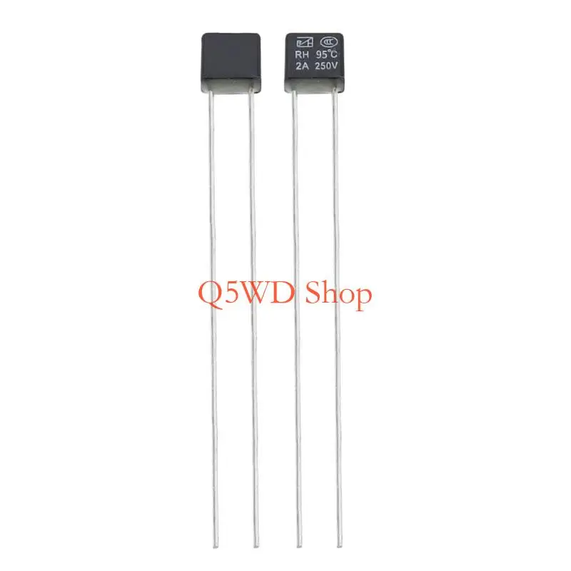 Q5WD Motor Safety Trip Part 10 Pack 2A 250V for Small Appliance Work Thermal