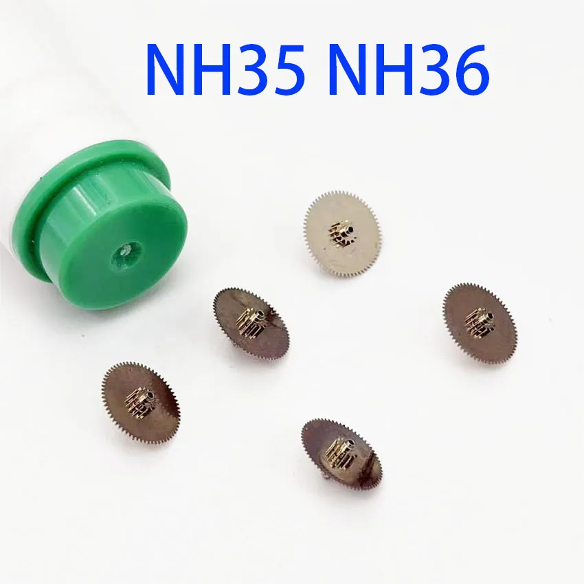 5PCS Mechanical Watch Repair Parts Center Wheel Two Wheels Accessory for NH35 NH36 Movement Watchmakers