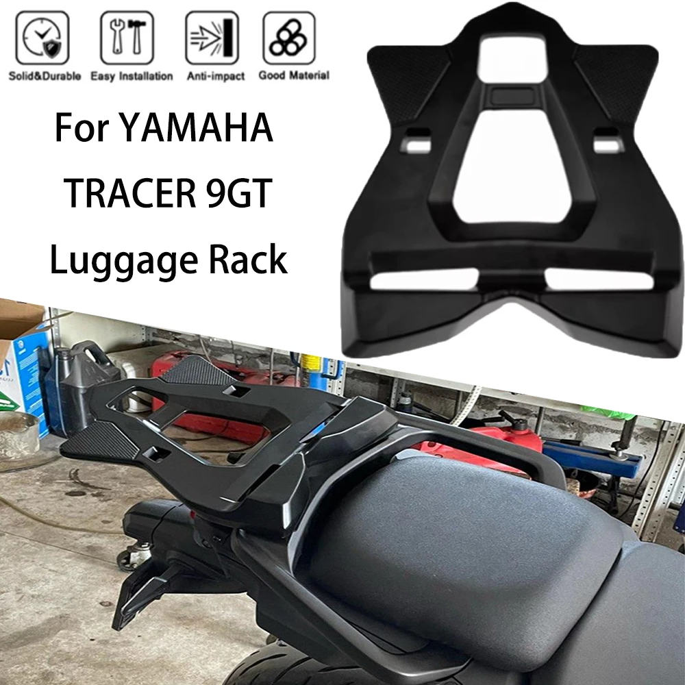 

MTKRACING For YAMAHA TRACER 9GT 2021-2024 Motorcycle Cargo Luggage Rack Extended Bar Carrier Top Mount Bracket Plate Accessory