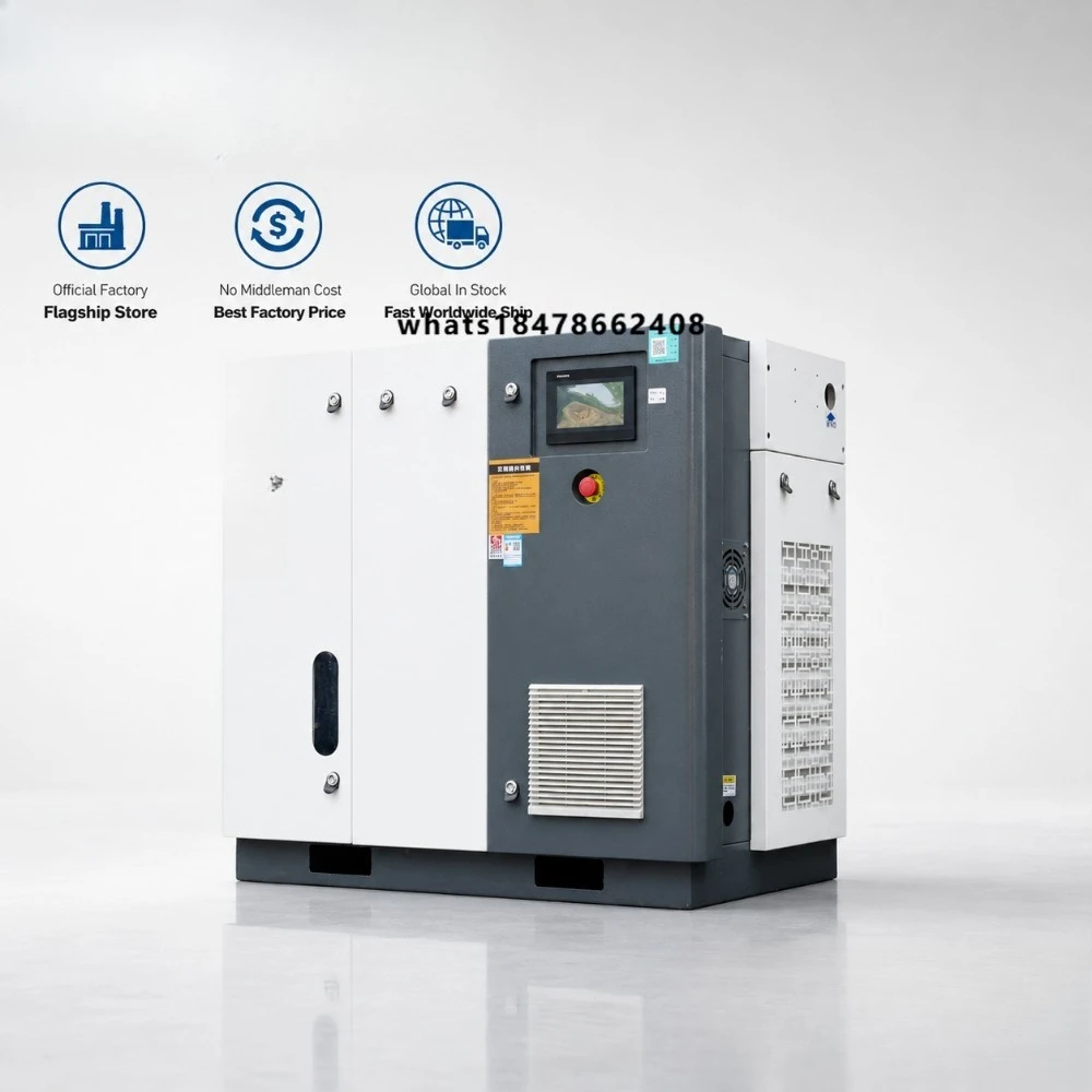 High-efficiency and Energy-saving Cheap Direct Driven Mining Industrial 18.5 KW Heavy Duty Silent air Compressor Machine