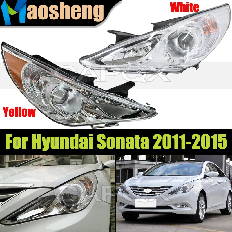 

Front Headlight Head Light For Hyundai Sonata 2011 2012 2013 2014 2015 Headlamp Driver Light
