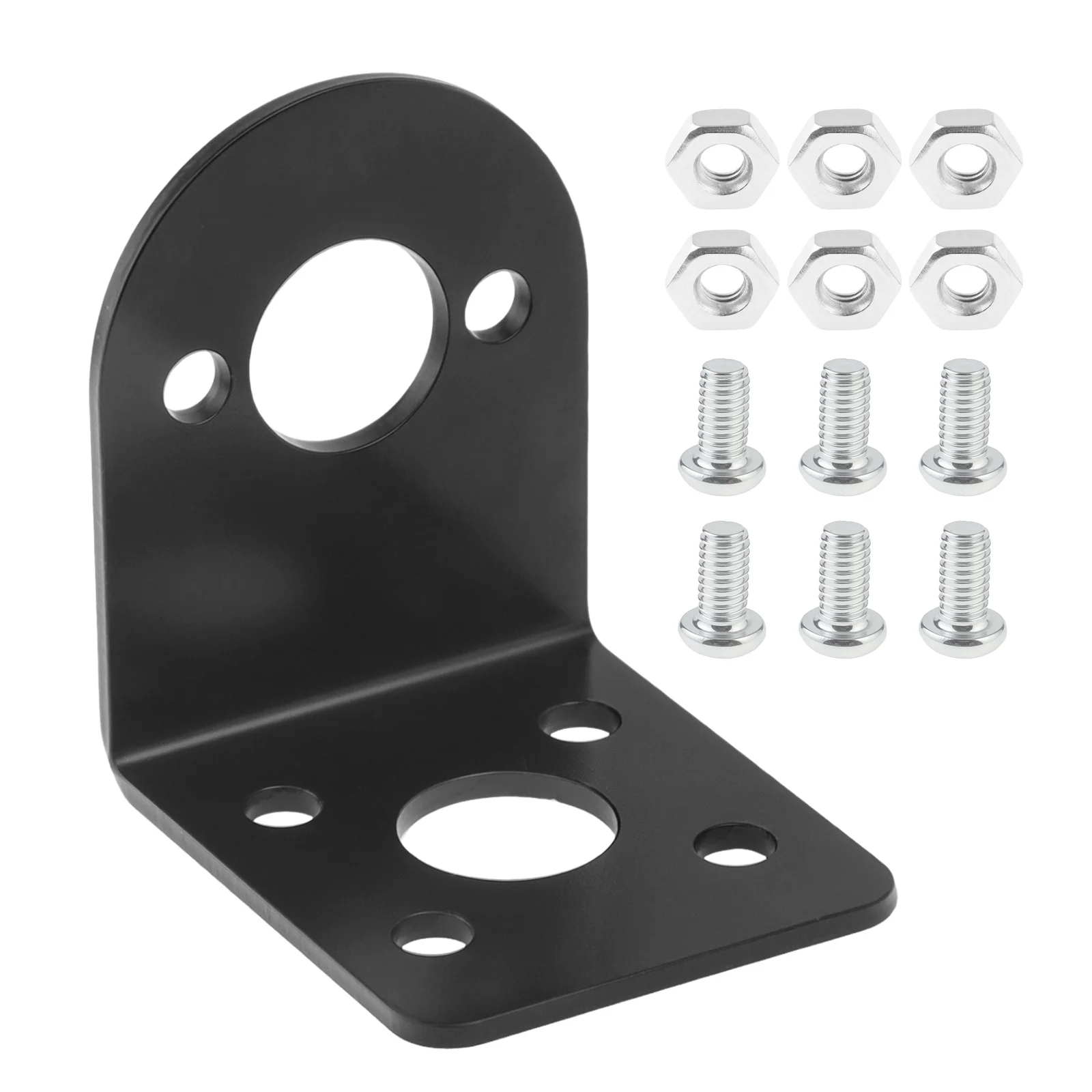 16mm DC Motor Mount Bracket Universal L Shaped Fixing Mounting Bracket for 370/380/385/390/395 DC Motor,DC Motor MountingBracket