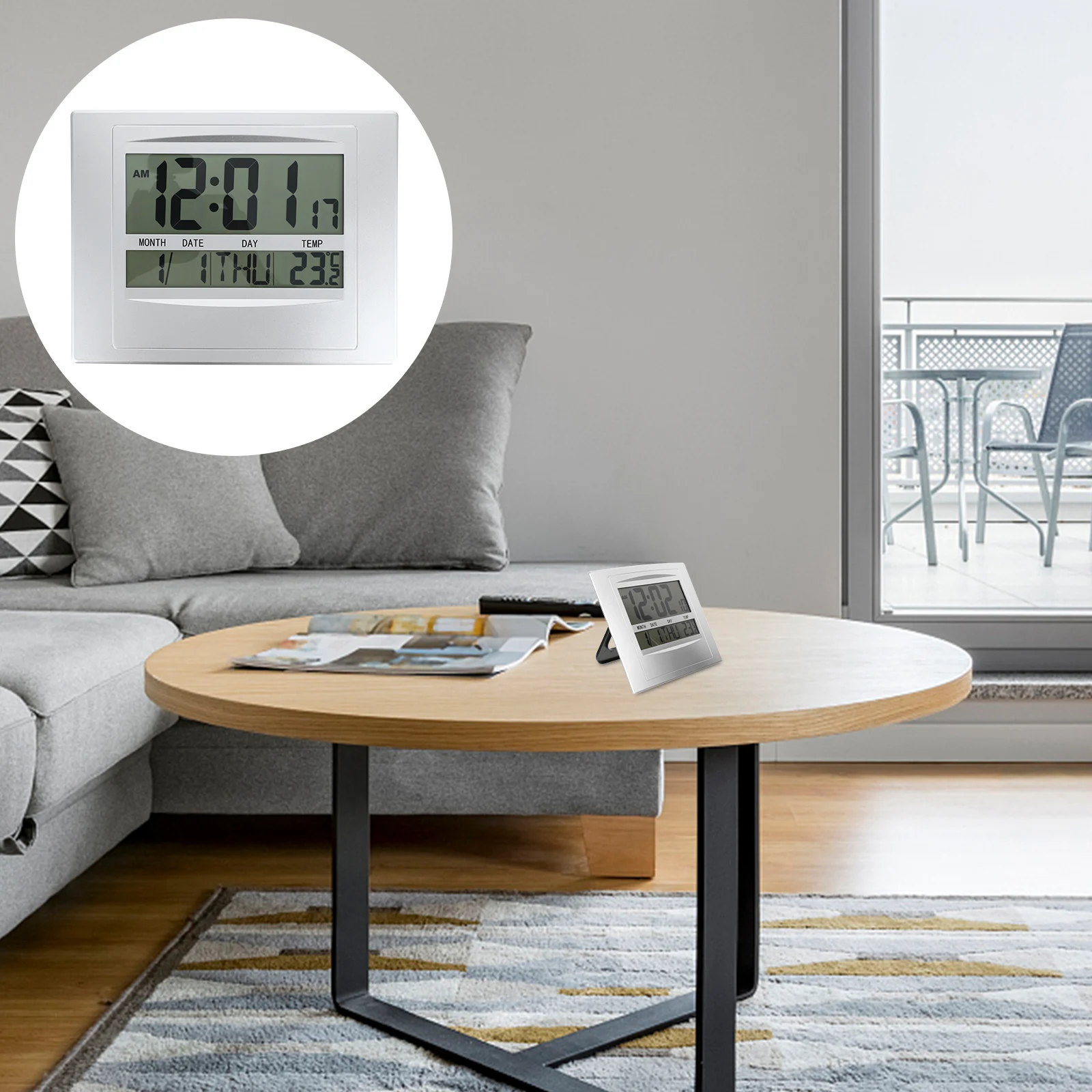 

Digital Alarm Clock – Thermometer Temperature Room Backlight Electronic Calendar