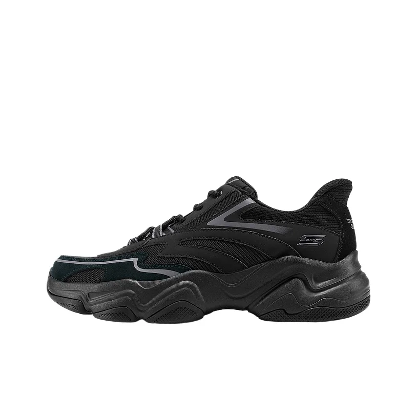 Skechers DLITES Mesh Chunky Sneakers Men's 118335-BBK