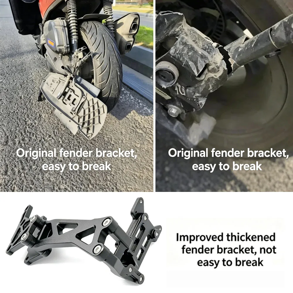 For Piaggio Beverly S 310 Beverly310 BeverlyS310 Motorcycle Modification Rear Mudguard Bracket Fender Holder Support