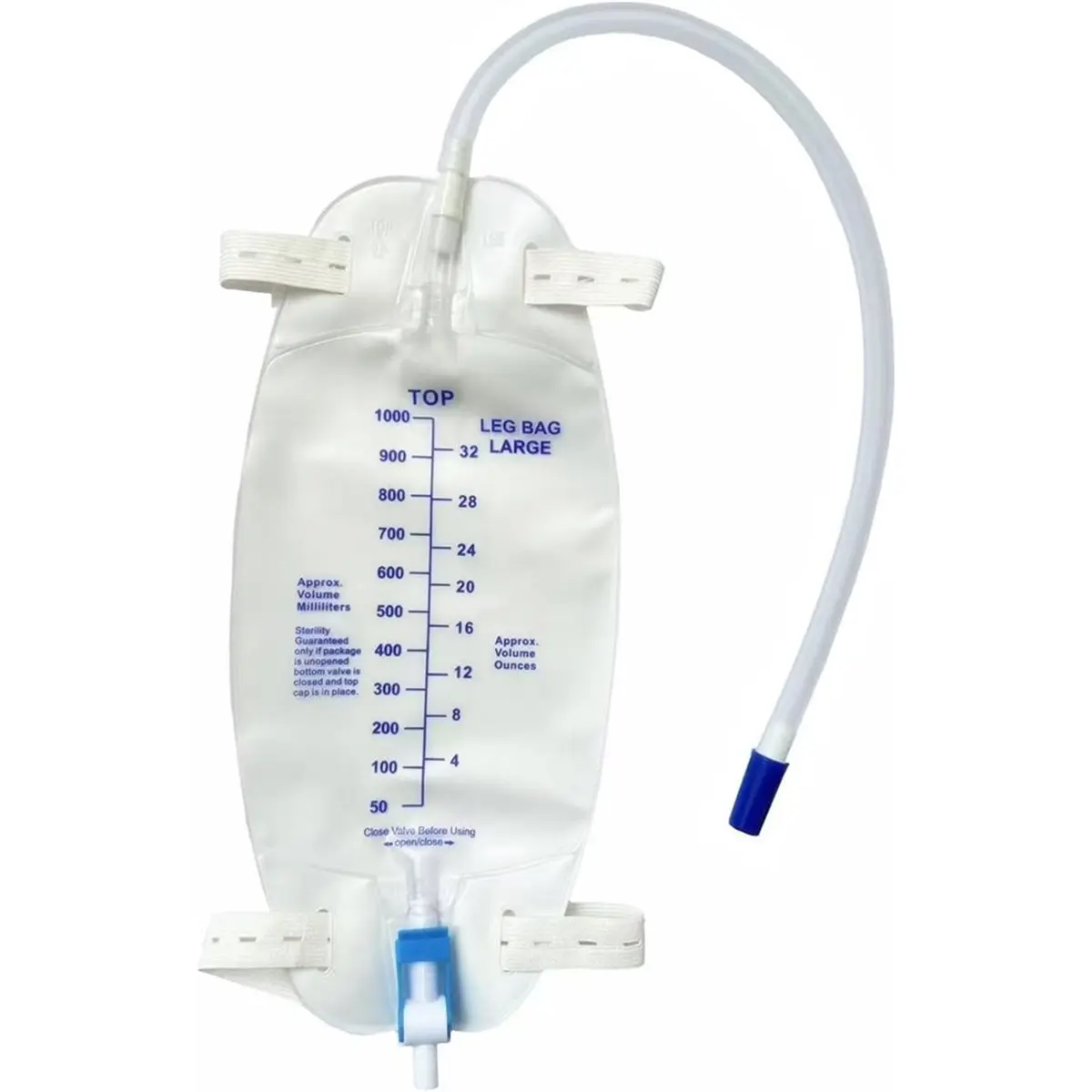 [N84R] 10 Pack Leg Bag Urinary Drainage Bag, Individually Packaged Urine Collection Bags/Leg Bags 1000ml for Urine Drainage