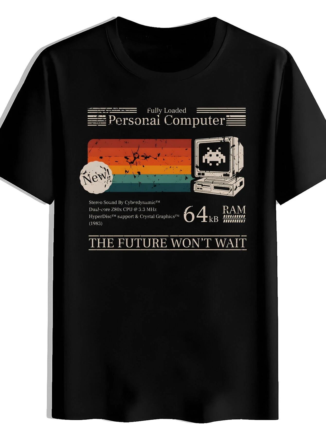 Men's Retro 8-Bit Graphic T-Shirt – 
