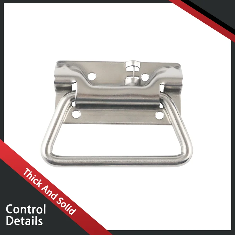 سميكة للطي صندوق النشاط مقبض حلقي 304 الفولاذ المقاوم للصدأ صندوق النار الجانب سحب صندوق المعدات الصناعية #3