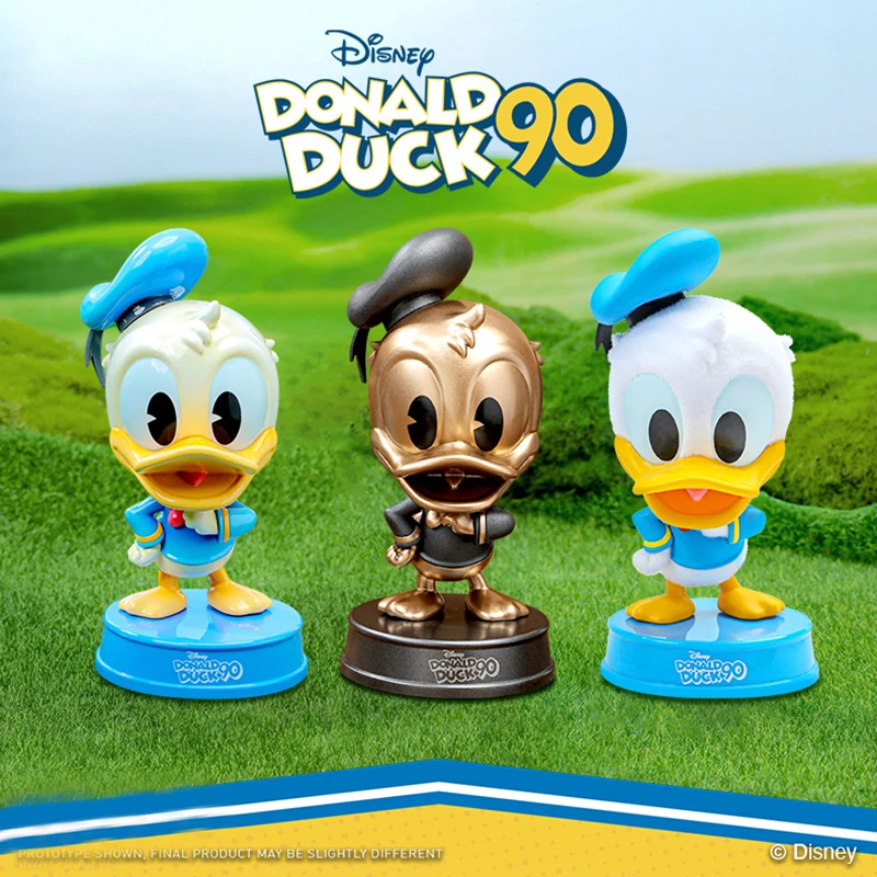 Hot Toys Donald Duck 90th Anniversary  Cosbaby(S) Mini Series Action Figures Model Dolls Trendy Cute Cartoon Decor Kids Gift