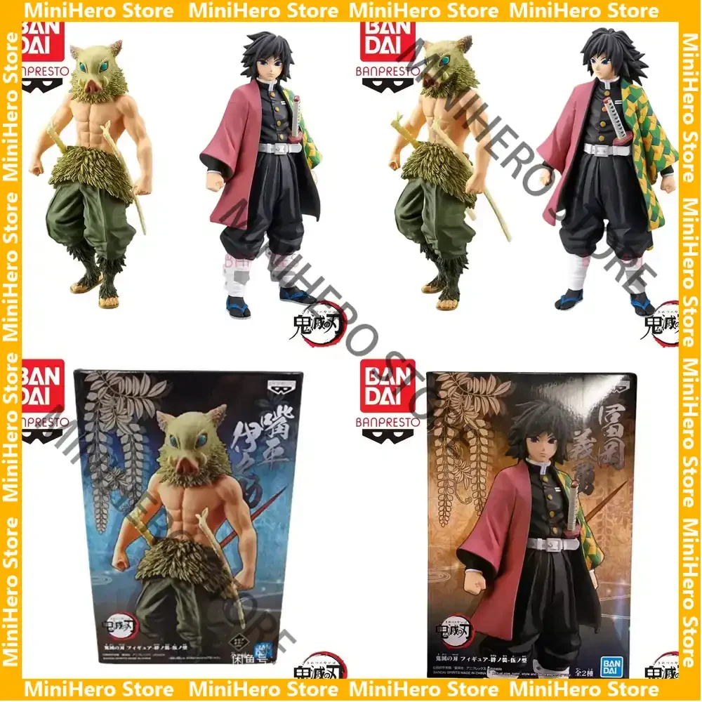 

В наличии Оригинальная фигурка Bandai Banpresto Demon Slayer: Иноске и Гию, ПВХ, масштаб 1/8, для демонстрации