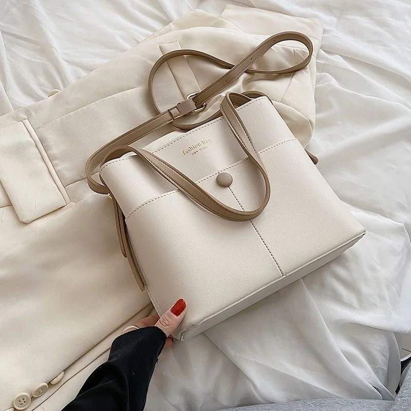 Donne 2024 nuova borsa in pelle PU di grande capacità borsa per pendolari di alta qualità moda Versatile borsa a tracolla per donna borsa per la