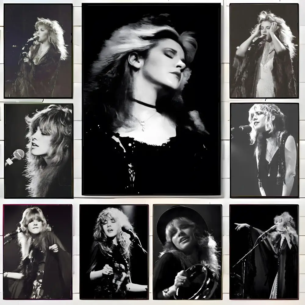 Dreamy Folk Rock Singer S-Stevie Nicks Poster Wall Art Print Decorative Mural Home Decor Gift Unframed