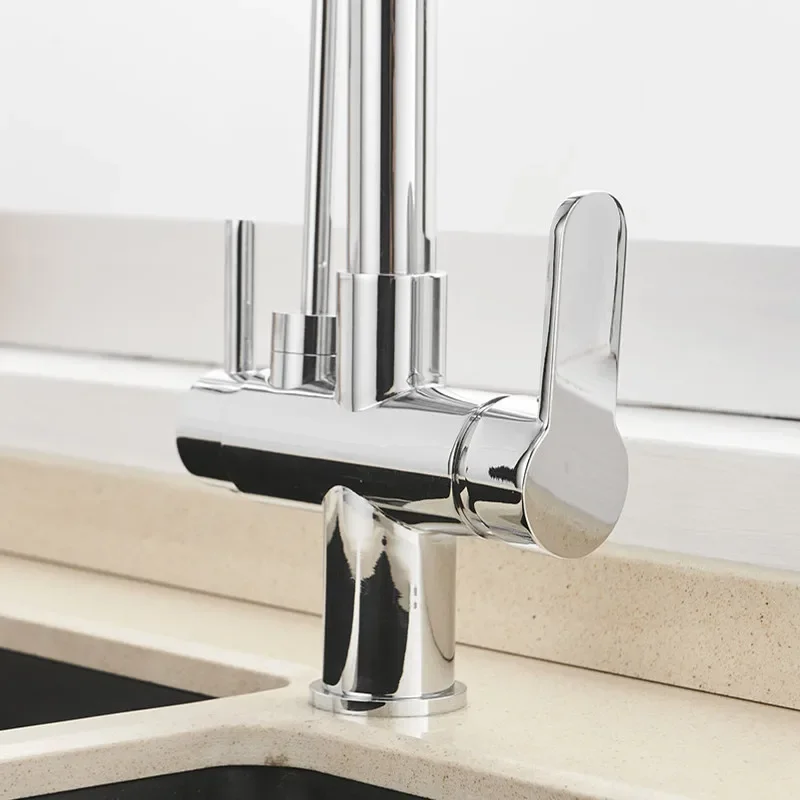 Smart Touch Kitchen Faucets with Pull Down Sprayer Hot Cold  Mixer Tap Chrome  Faucet  Water Filter  