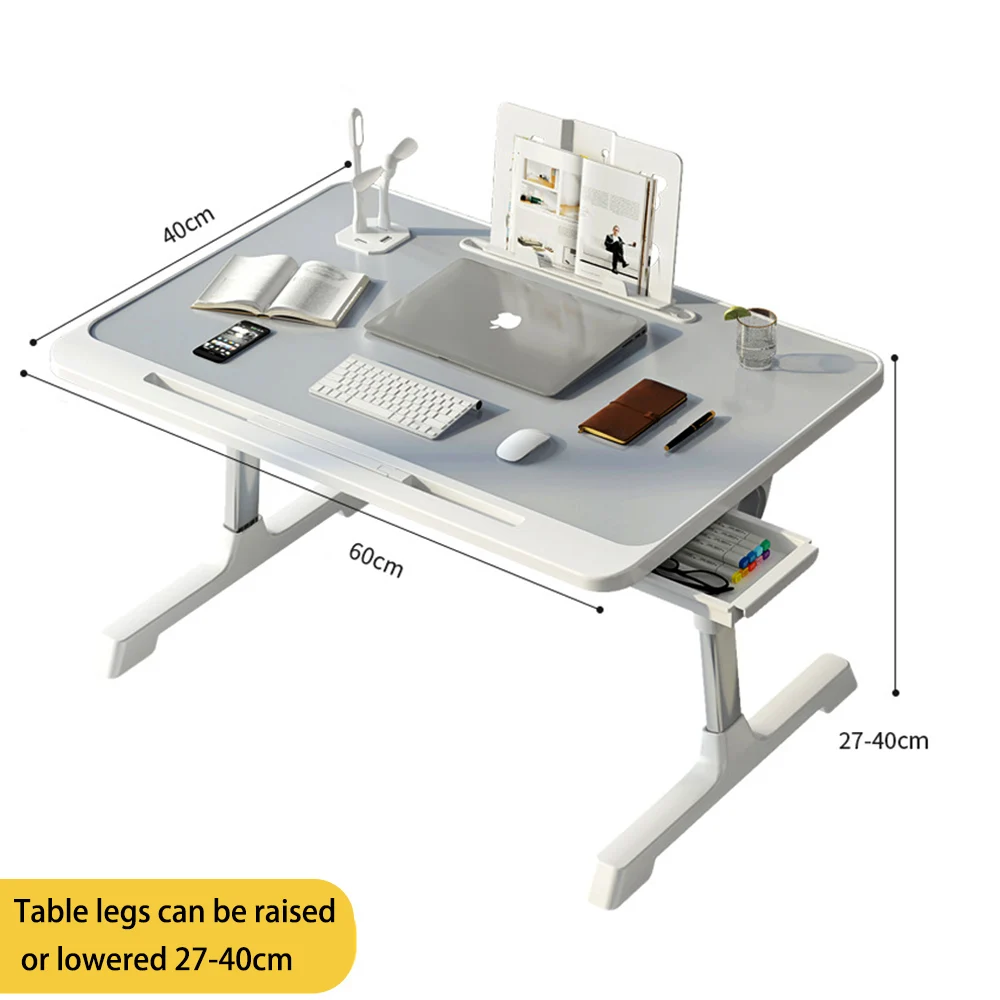 Cama de elevação dobrável Mesa pequena, Home Learning Desk, Quarto simples, Computador, Janela, Dormitório, Estudante, Laptop, Computador