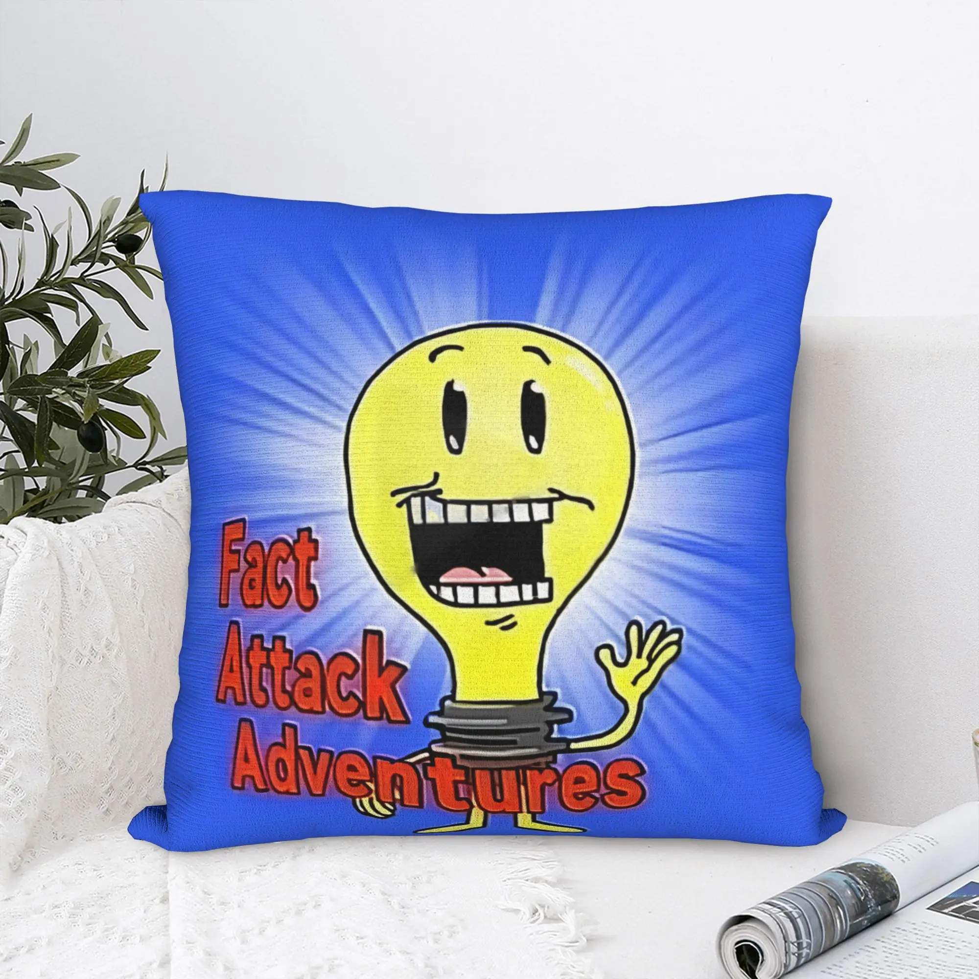 New Style Living Room F-Fact A-Attack Adventures Decor Pillowcases Merch  Pillow Covers Zippered Multi-Size