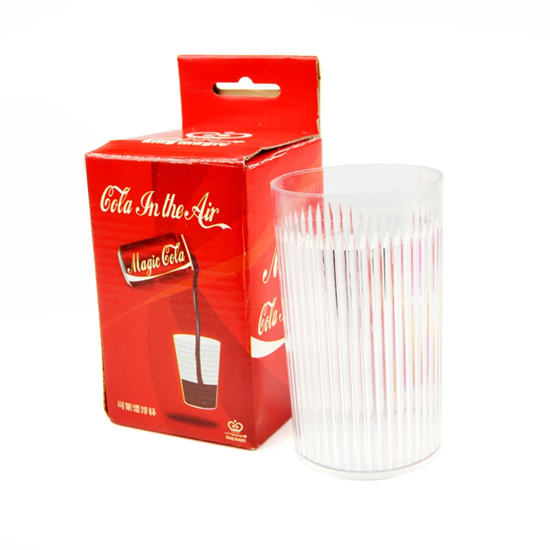 Cola Glass Floating Stage Magic Tricks Toys Easy Doing Performance on Party