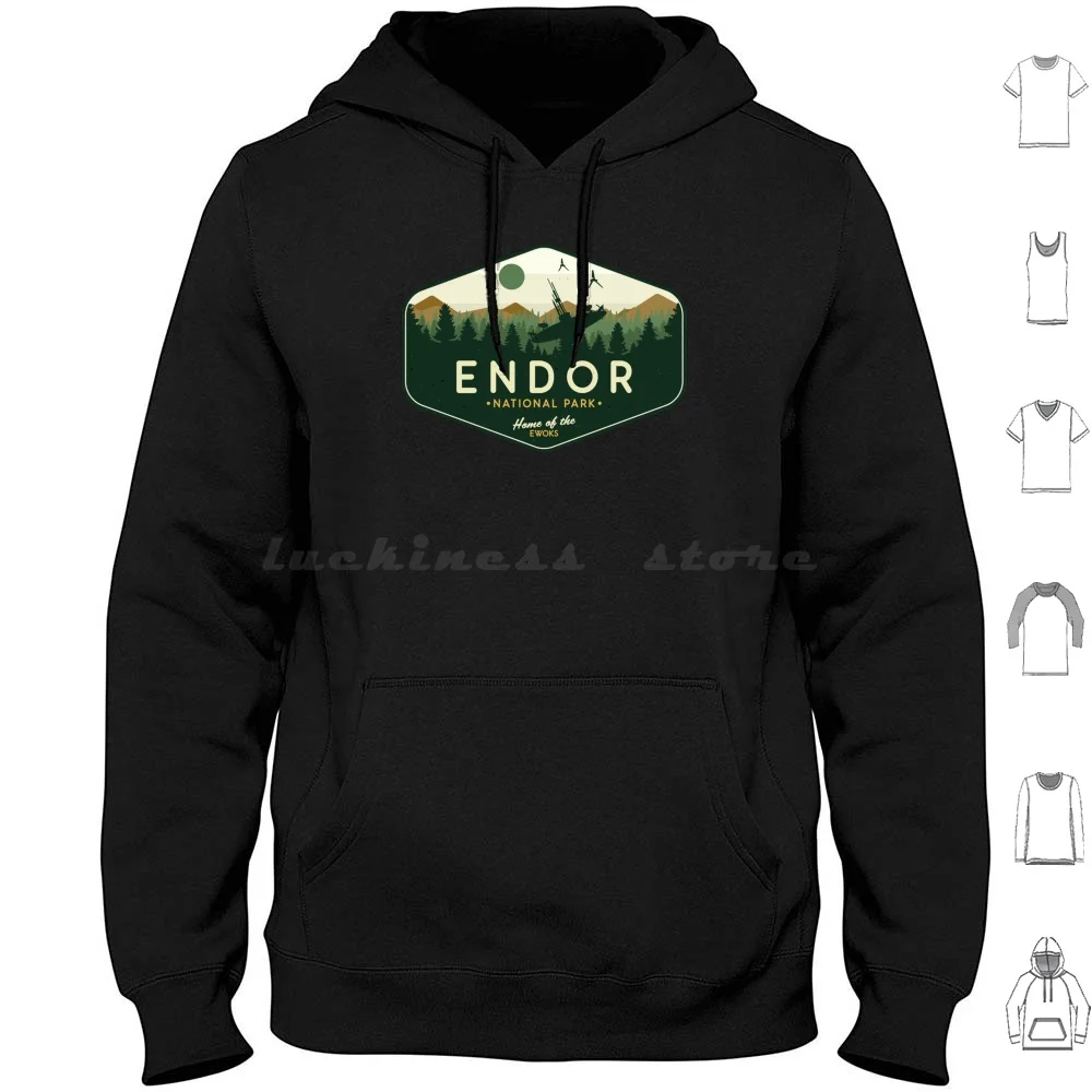 Endor National Park : Home Of The Ewoks Hoodies Long Sleeve Endor Tatooine Art Endor Tatooine Tatooine For Under 20