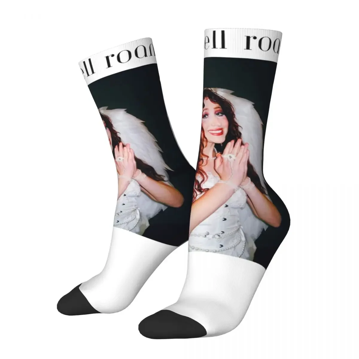 Chappell Roan Angel Merch Crew Socks Non-slip Good Luck Babe Sport Middle Tube Sock Super Soft for Unisex Small Gifts