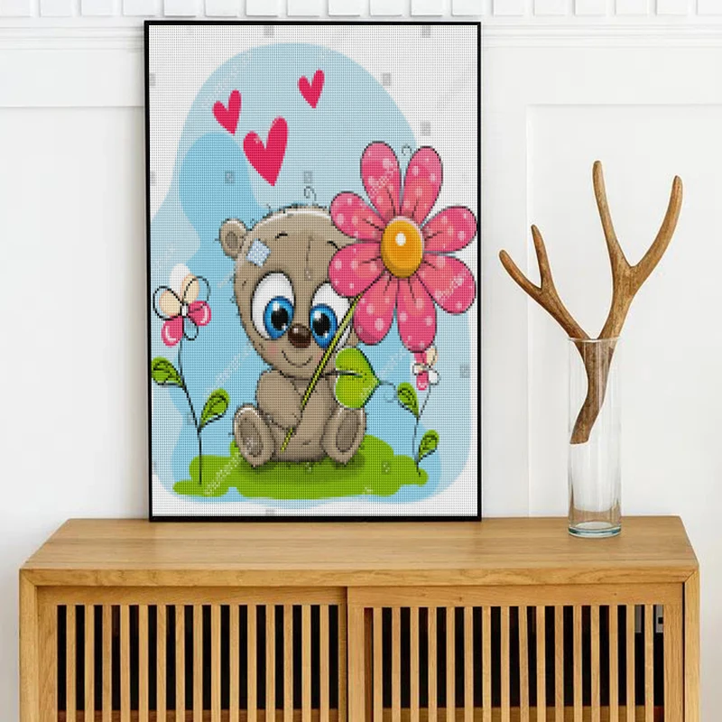 5D DIY Diamond Painting Art Flower Koala Cats panda Fox Full Square&Round Diamond mosaic embroidery Cross stitch Home decoration