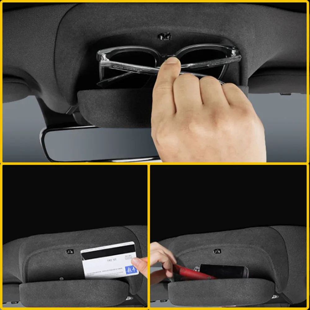 for BYD Seal Glasses Case ABS Flip Car Glasses Clip Sunglasses Storage Box Glasses Frame