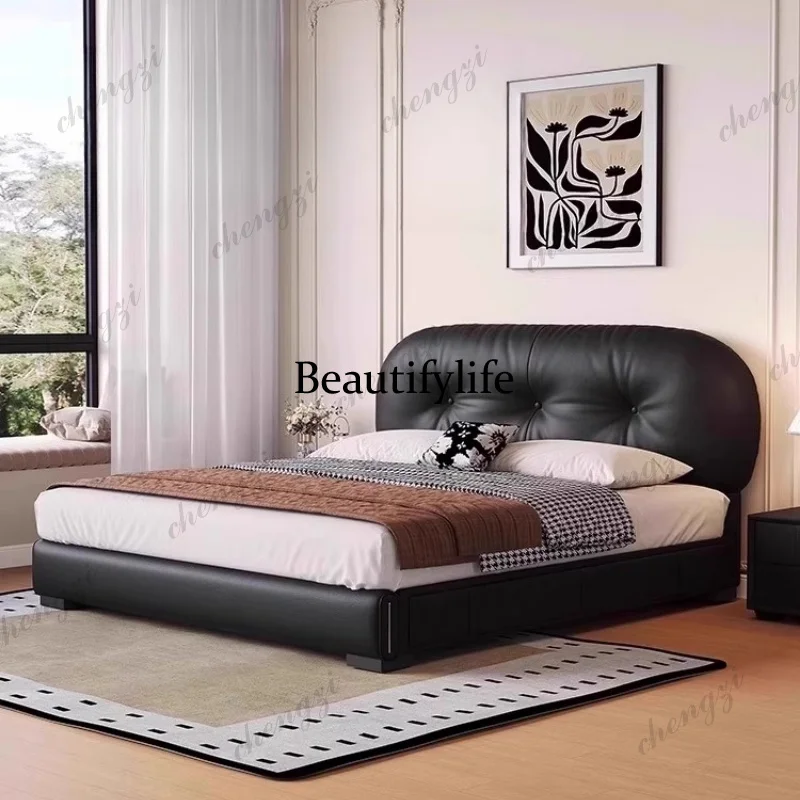 

K182 Princess Reading Bed Double Storage Cheap Designer Vintage Aesthetics Bed Comfortable Fashionable Muebles Bedroom Furniture