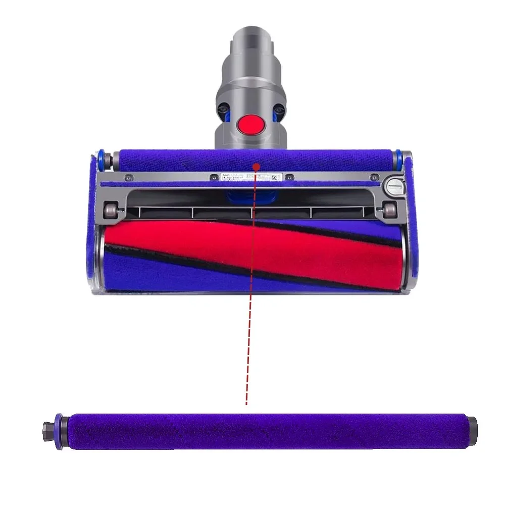 Roller Brush Bar Soft Roller Brush Soft Plush Strips For Dyson V6 V7 V8 V10 V11 Vacuum Cleaner Replacement Accessory view 6