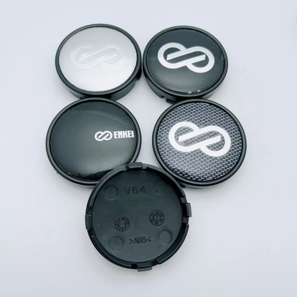 

4pcs JDM ENKEI Logo Emblem Car Wheel Center Caps 64MM 61MM ID Rim Hubcaps Cover Car Accessories for Volvo Wheels Hub Cap Replace