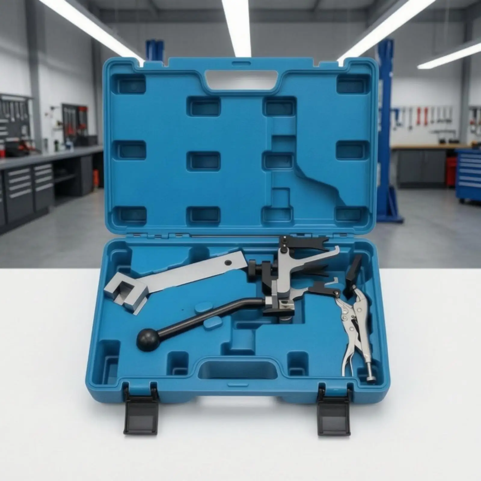 3 Pieces Tool Portable Lever-Operated Valve Spring Compressor Kit High-Strength