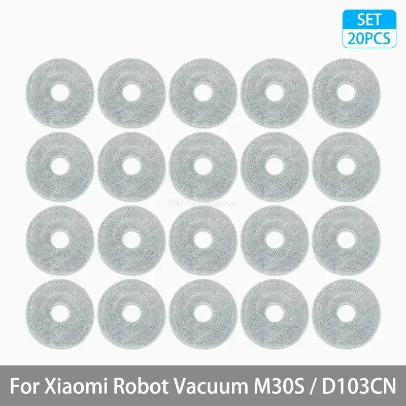 Voor Xiaomi Mijia M30S D103CN Robot Vacuüm Onderdelen Verbruiksartikelen Belangrijkste Zijborstel Hepa Filter Mop Doek Stofzak Accessoires