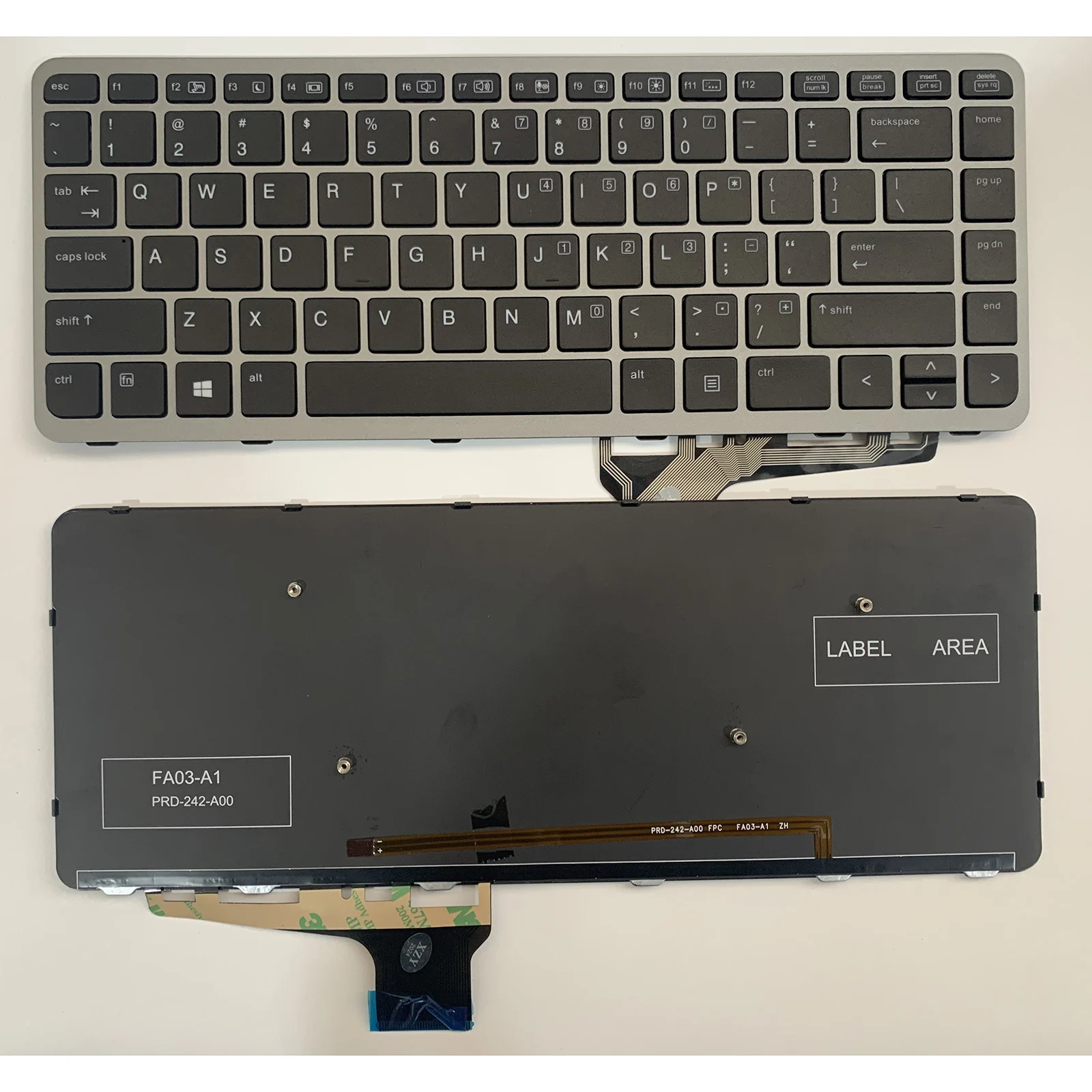 

US Keyboard for Hp Elitebook folio 1040 G2 1000 1040 G1 736933-001 739576-001