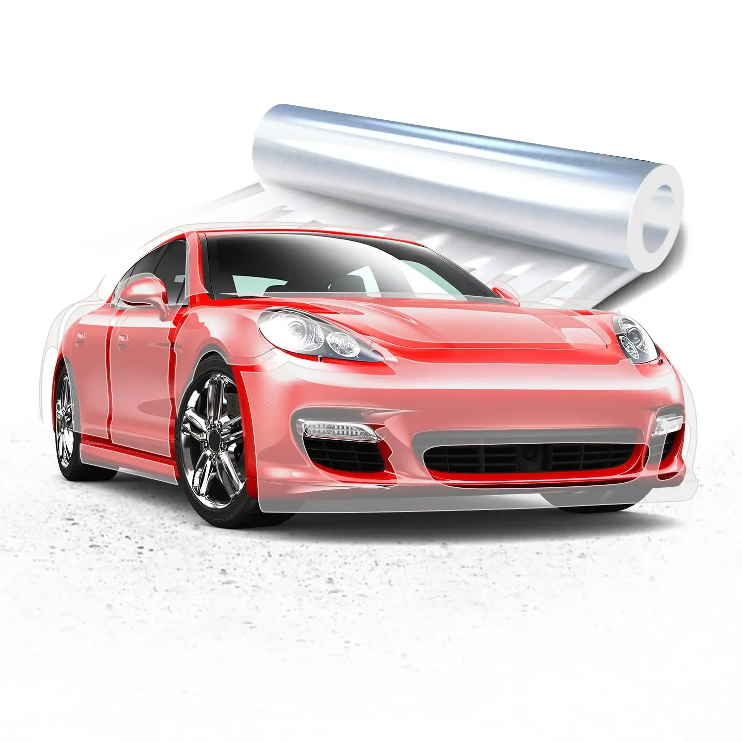 

2025 High Quality Glossy Transparent TPU PPF 9.5 Mil 1.52*15 M Car Body Paint Protection Film with 10 Years Warranty
