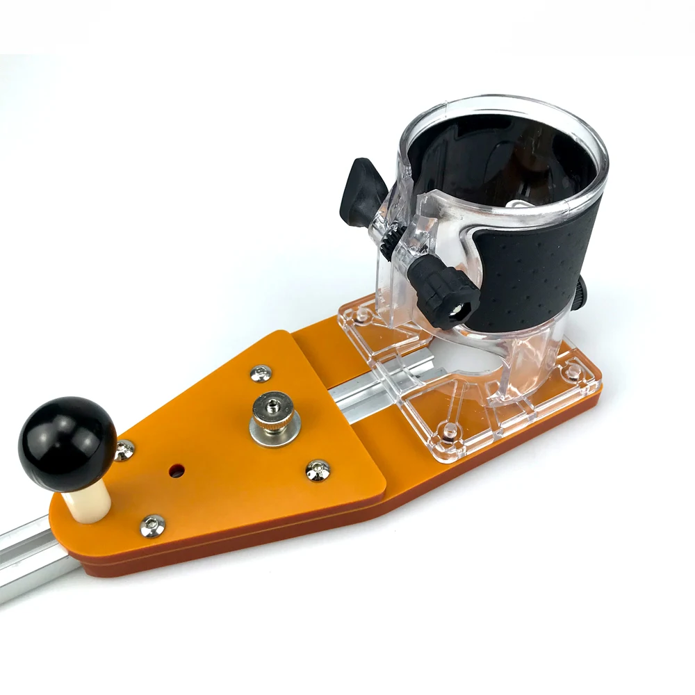 Wood Router Milling Circle Trimming Machine Balance Board Circle Cutting Jig for Electric Hand Trimmer with 26cm Track