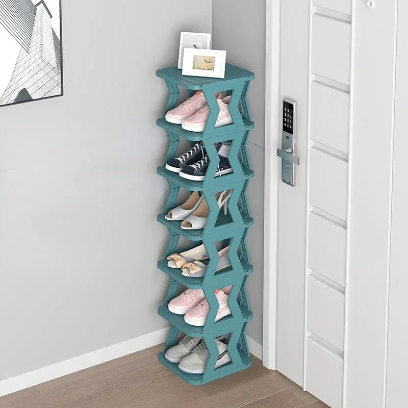 Shoe Shelf Multi-layer Home Door Strong Narrow Small Gap Into The Door Shoe Cabinet Multi-functional Shoe Storage Rack