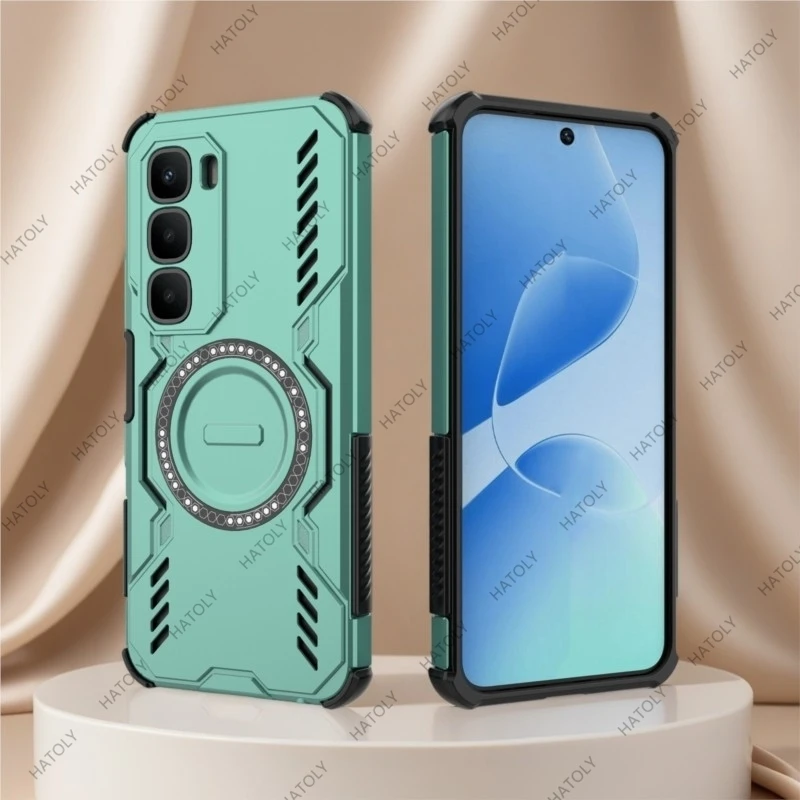 For Infinix Hot 60 4G TPU Case Phone Armor Bumper For Infinix Hot 60 4G Heat dissipation Phone case Cover For Infinix Hot 60 4G