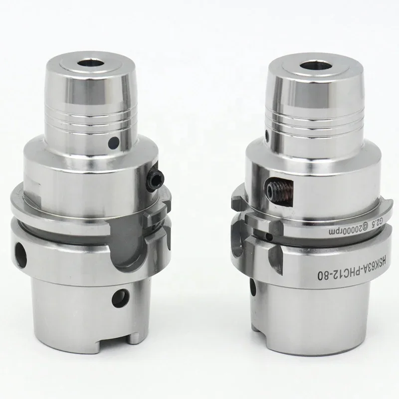

HSK63A-PHC12-80 Hydraulic Tool Holders HSK63A PHC06 PHC08 PHC10 PHC12 PHC16 PHC20 PHC25 PHC32 Hydraulic Collets Chuck