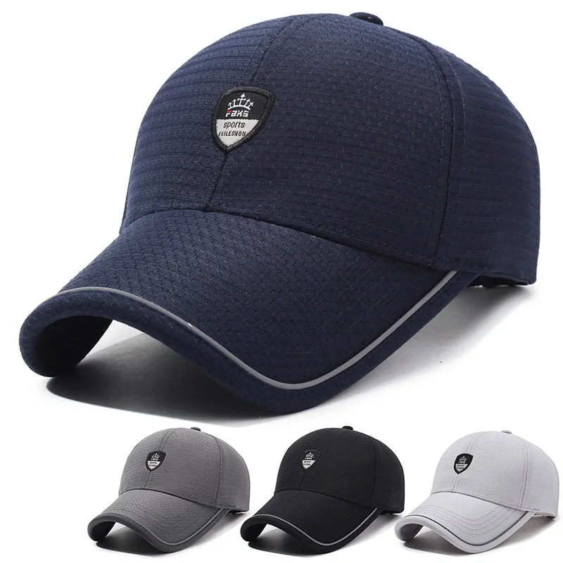 

Middle Aged Hat Summer New Breathable Baeball Meh Workout Sport Cap Outdoor Fahion Caual Sun Protection Shade